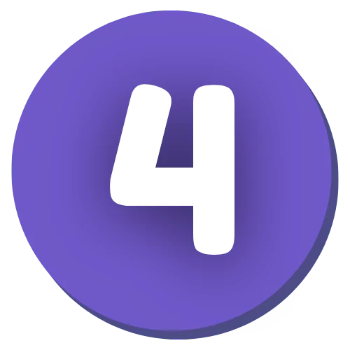 purple circle with no. 4